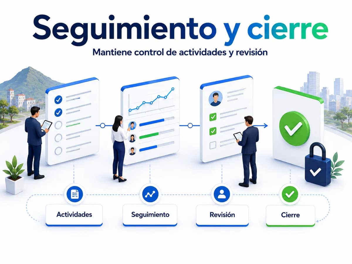 actionflow seguimiento y cierre