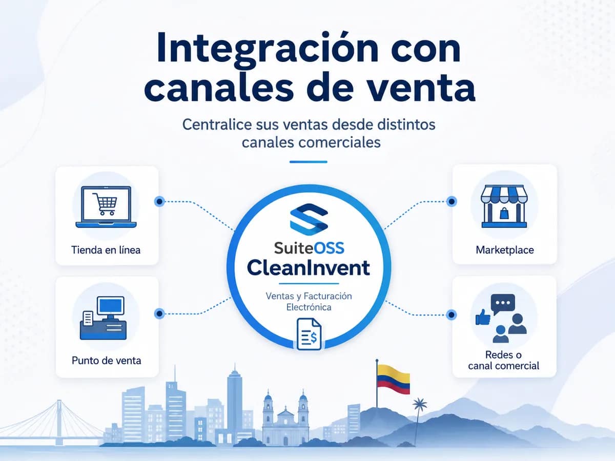 cleaninvent ventas fe integracion canales de venta