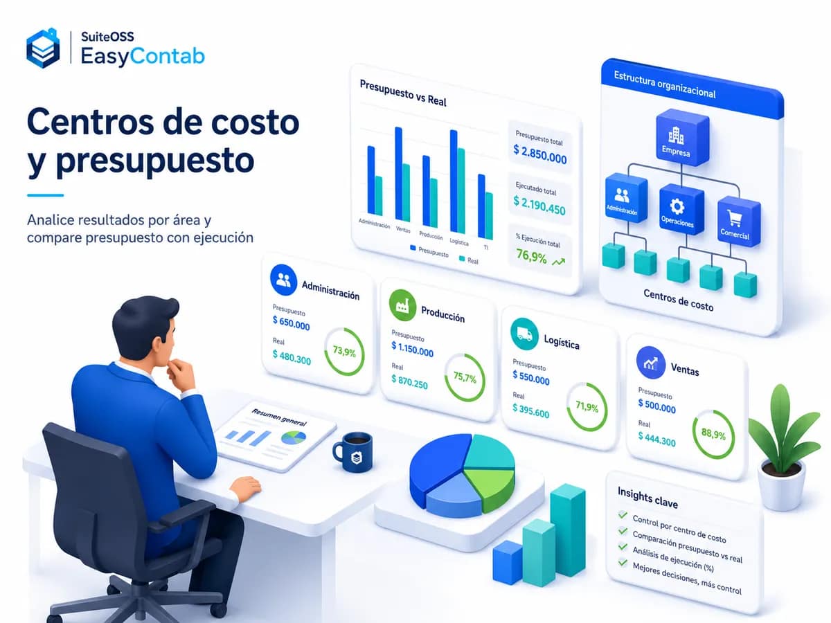 easycontab centros de costo y presupuesto