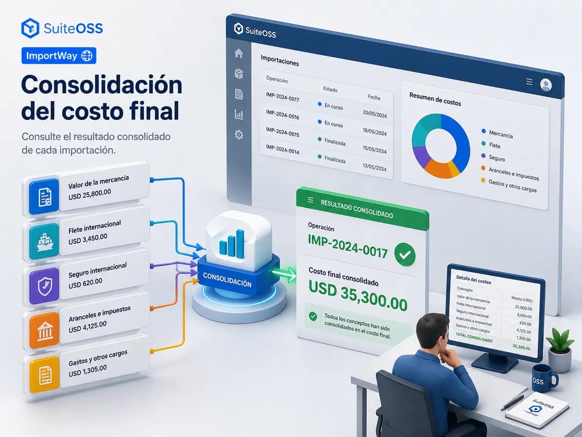importway consolidacion del costo final