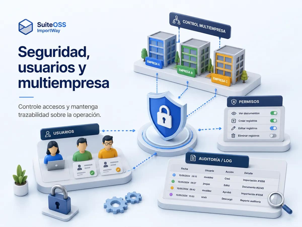 importway seguridad usuarios y multiempresa