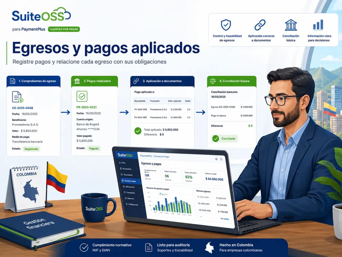 paymentplus cxp egresos y pagos aplicados