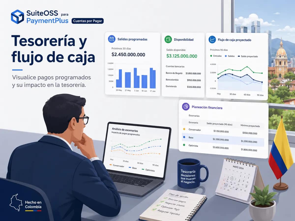 paymentplus cxp tesoreria y flujo de caja