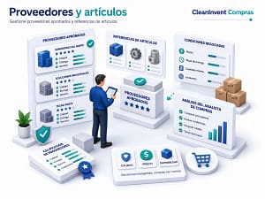 cleaninvent compras proveedores y articulos