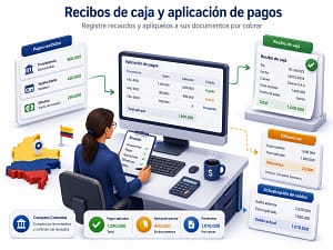 paymentplus cxc recibos de caja y aplicacion de pagos