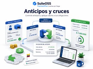 paymentplus cxp anticipos y cruces