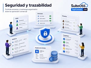 topconnect crm seguridad y trazabilidad