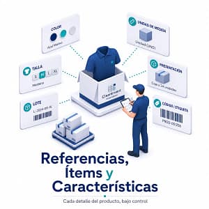 cleaninvent referencias items y caracteristicas